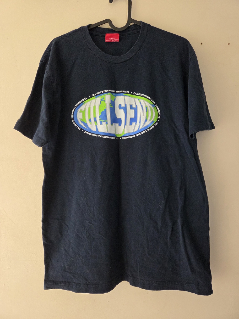 Full Send Men's Short Sleeve Logo Tee - Navy